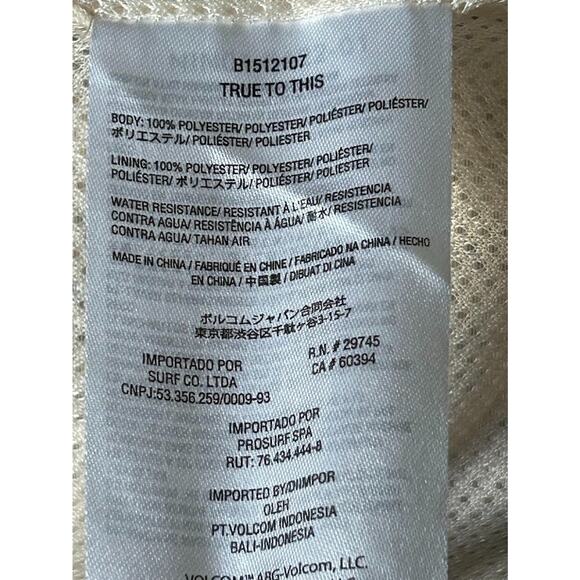 Volcom Womenโs XS Enemy Stone Animal Print Light Hooded Jacket - Picture 10 of 10